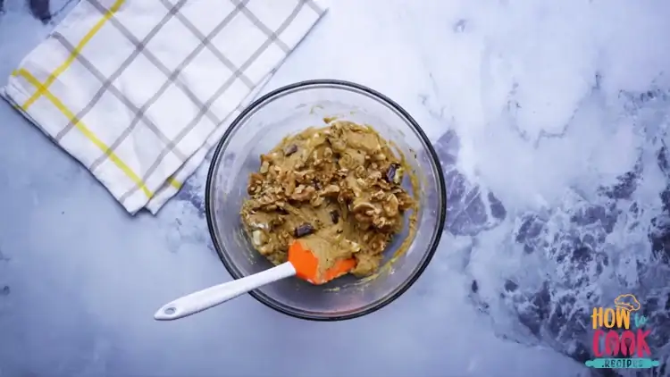 Adding walnuts into brown butter cookies