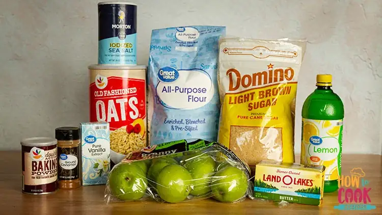Apple crisp ingredients