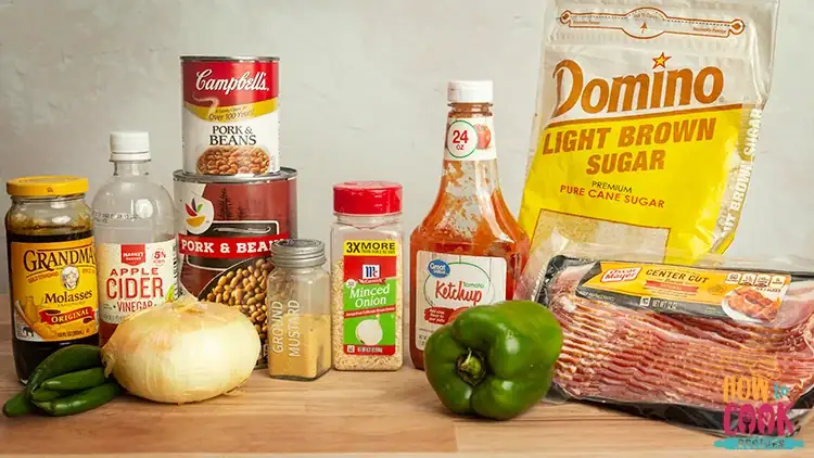 Baked beans ingredients