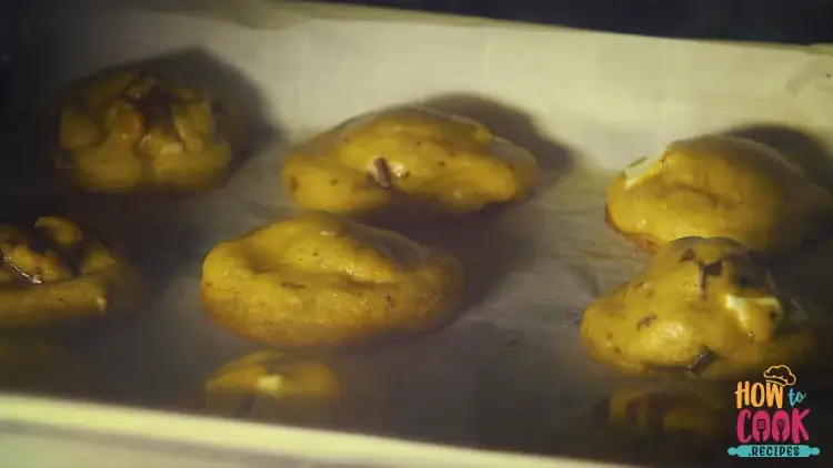 Baking browned butter cookies with walunts