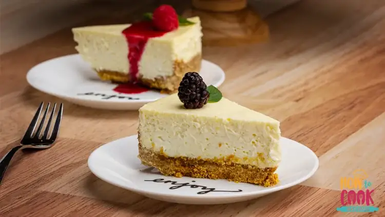Berries on cheesecake