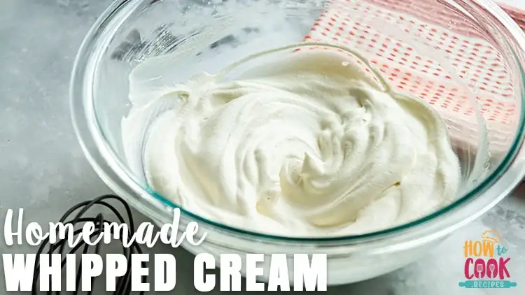 Best whipped cream recipe