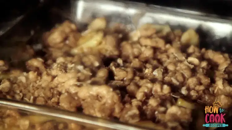 Old fashioned apple crisp recipe