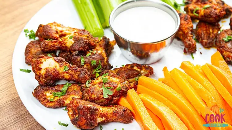 Homemade baked chicken wings