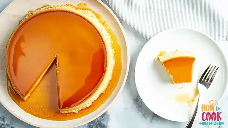 Homemade flan recipe