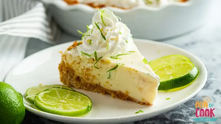 Homemade key lime pie recipe