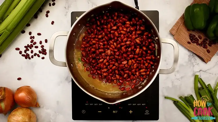 How do I make red beans and rice thicker