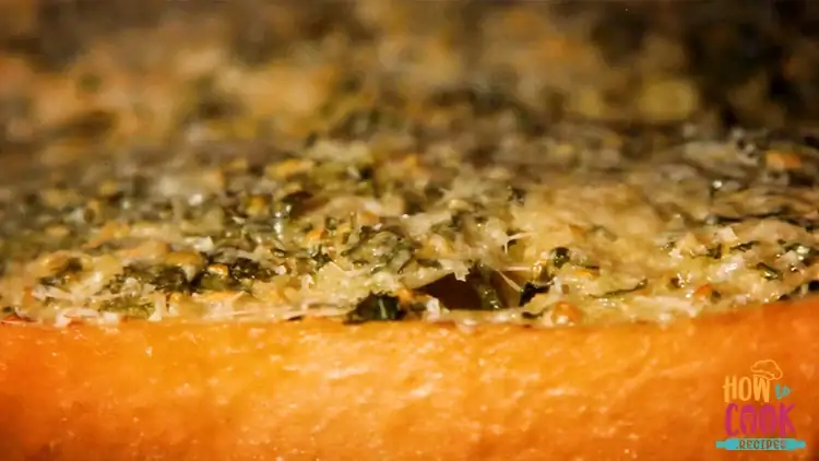 How do you bake garlic bread