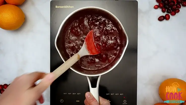 How do you get the bitterness out of cranberry sauce