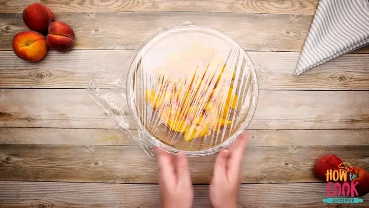 How do you make peach pie from scratch
