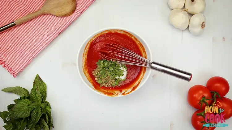 How do you make pizza sauce from scratch