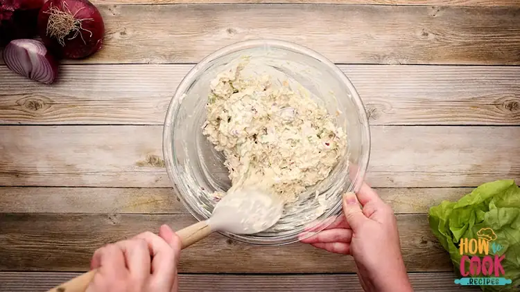 How do you make tuna salad from scratch