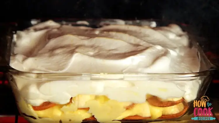 How do you thicken banana pudding