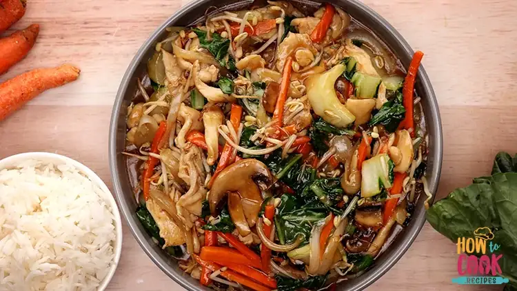 How do you thicken chop suey