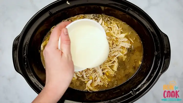How do you thicken white bean chicken chili
