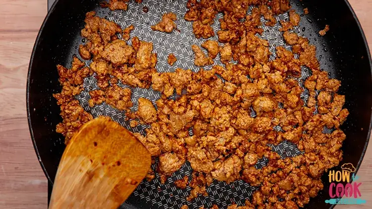 How to cook ground beef for taco salad