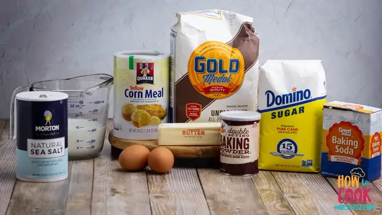 Cornbread ingredients
