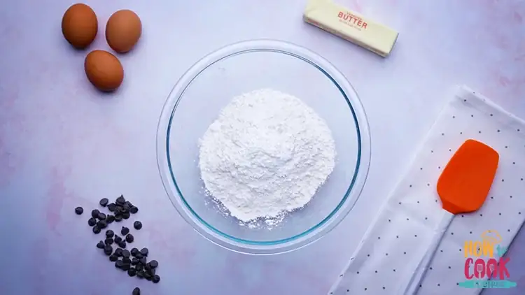 Making chocolate chip cookies from scratch