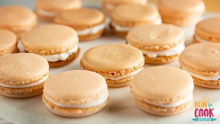 Making homemade macarons at home