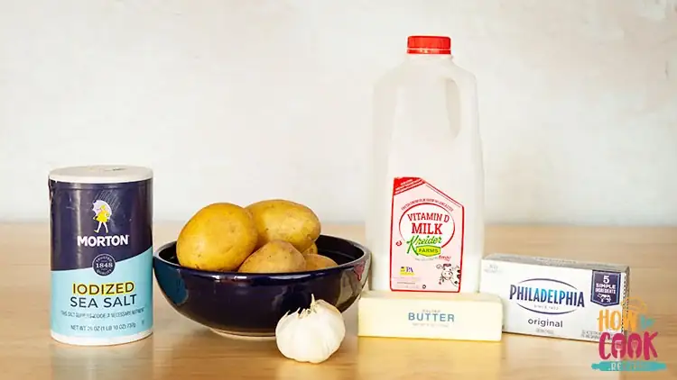 Mashed potatoes ingredients