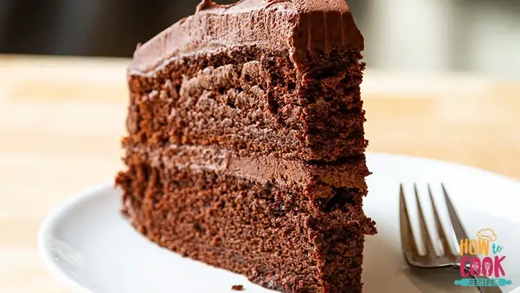 Moist chocolate cake