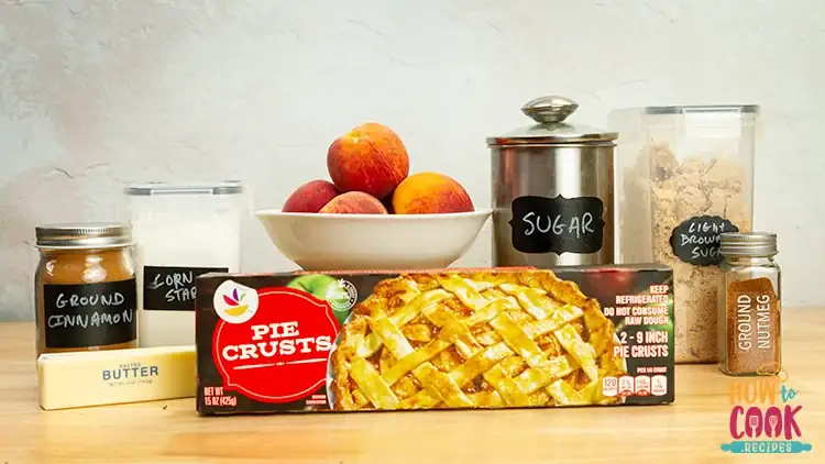 peach pie ingredients
