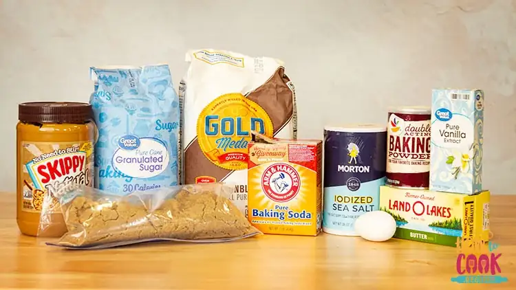 Peanut butter cookie ingredients