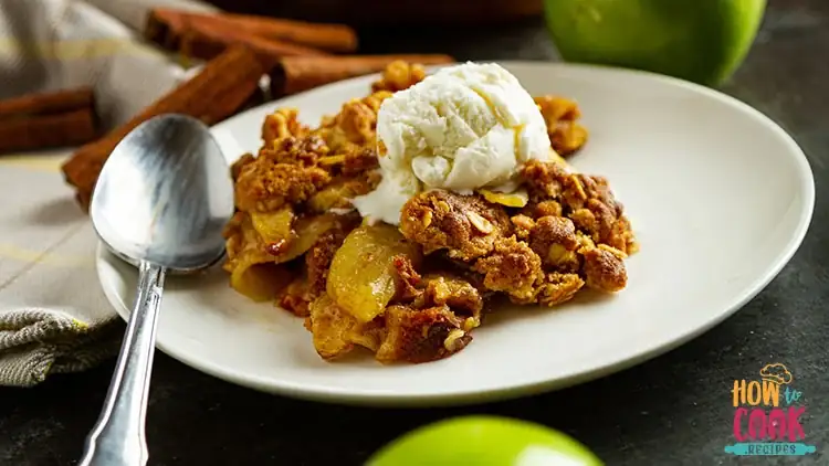 Simple apple crisp recipe for family