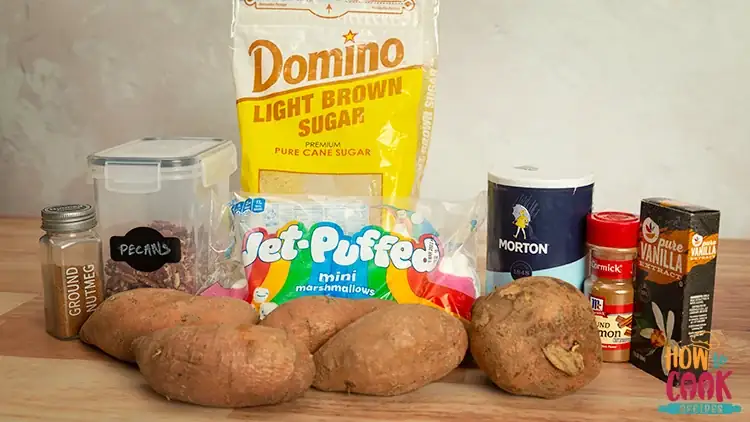 Sweet potato casserole ingredients