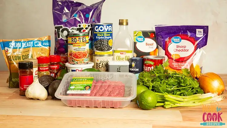 taco soup ingredients