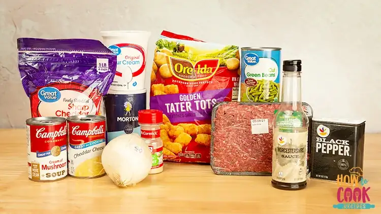 tater tot casserole ingredients