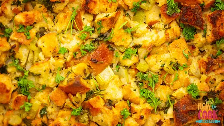 Thanksgiving homemade stuffing