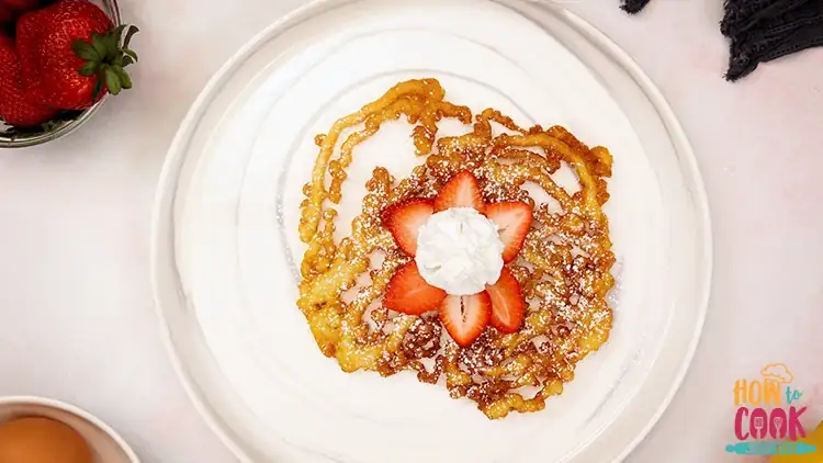 What is funnel cake dough made of